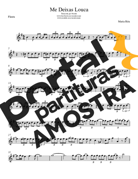 Maria Rita  partitura para Flauta Transversal