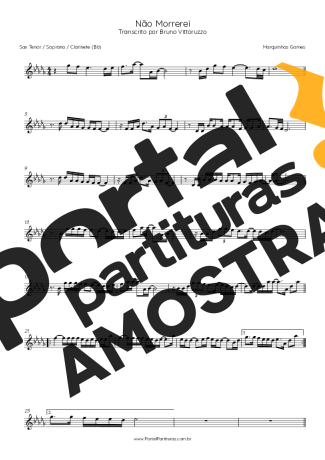 Marquinhos Gomes  partitura para Clarinete (Bb)