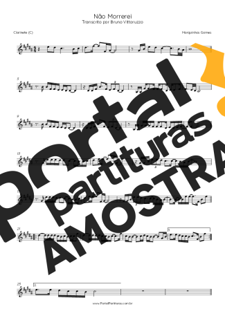 Marquinhos Gomes  partitura para Clarinete (C)