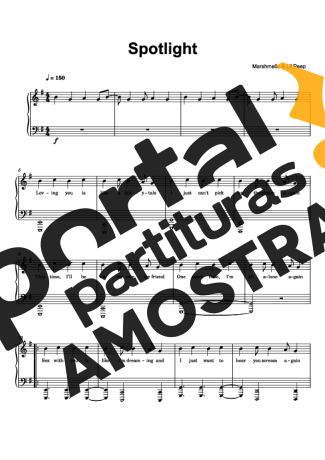 Marshmello  partitura para Piano