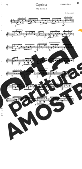 Matteo Carcassi  partitura para Violão