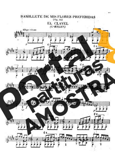 Mauro Giuliani  partitura para Violão