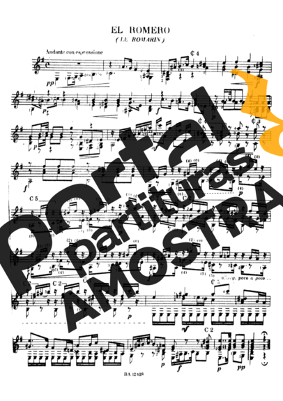 Mauro Giuliani  partitura para Violão