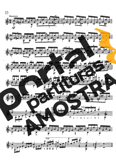 Mauro Giuliani  partitura para Violão