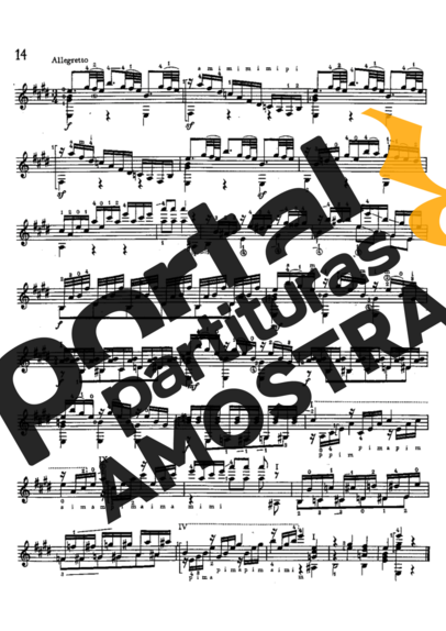 Mauro Giuliani  partitura para Violão