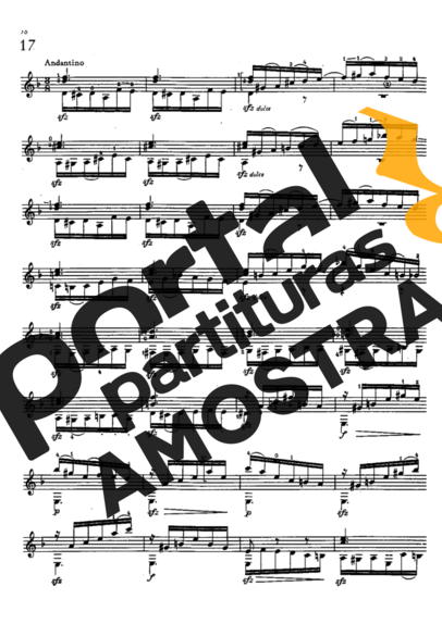 Mauro Giuliani  partitura para Violão