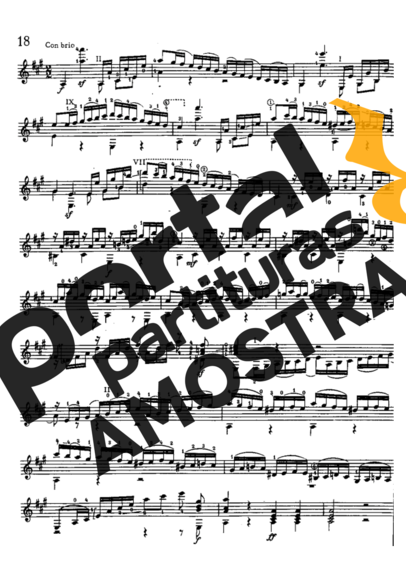 Mauro Giuliani  partitura para Violão