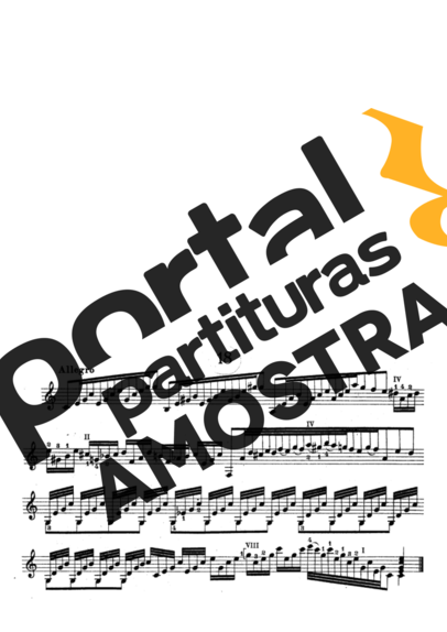 Mauro Giuliani Estudos Op 100 Nr 18 partitura para Violão