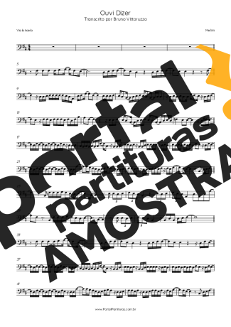 Melim  partitura para Violoncelo