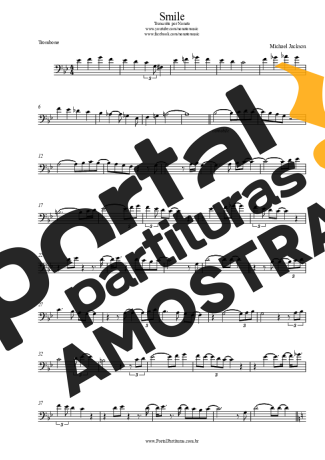 Michael Jackson  partitura para Trombone