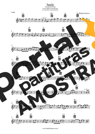 Michael Jackson  partitura para Violão