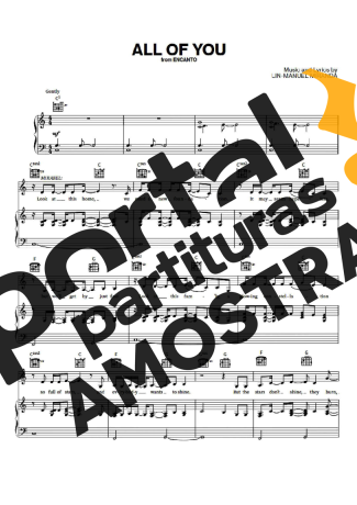 Movie Soundtracks (Temas de Filmes) All Of You partitura para Piano