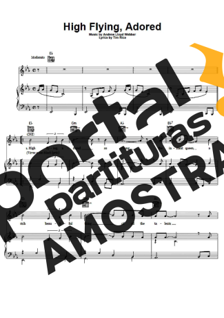 Movie Soundtracks (Temas de Filmes) High Flying, Adored partitura para Piano