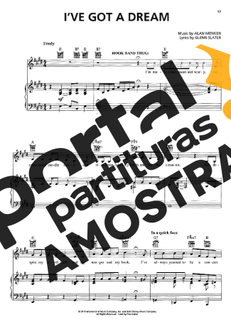 Movie Soundtracks (Temas de Filmes) I´ve Got A Dream partitura para Piano