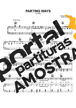 Movie Soundtracks (Temas de Filmes) Soul - Parting Ways partitura para Piano