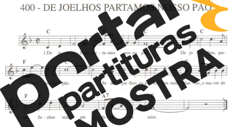 Catholic Church Music (Músicas Católicas) De Joelhos Partamos Nosso Pão partitura para Teclado