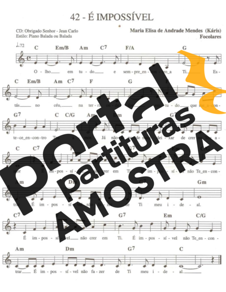 Catholic Church Music (Músicas Católicas)  partitura para Teclado