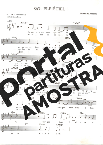 Catholic Church Music (Músicas Católicas)  partitura para Teclado