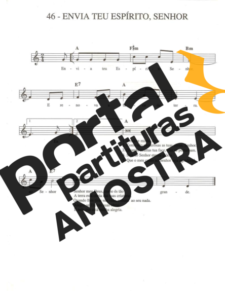 Catholic Church Music (Músicas Católicas) Envia Teu Espírito Senhor partitura para Teclado