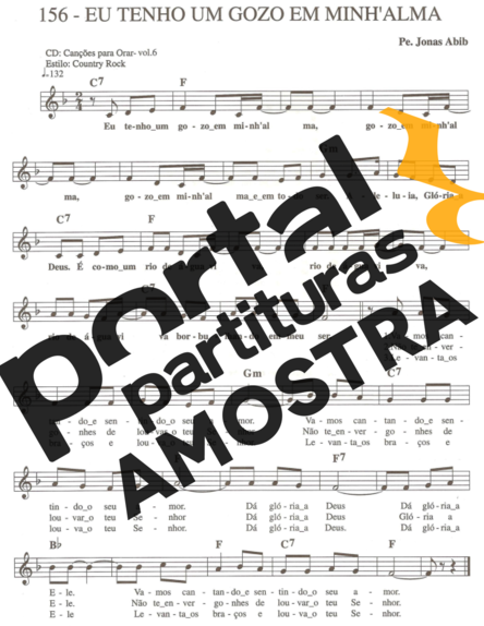 Catholic Church Music (Músicas Católicas) Eu Tenho um Gozo em Minha alma partitura para Teclado