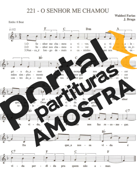 Catholic Church Music (Músicas Católicas) O Senhor Me Chamou partitura para Teclado