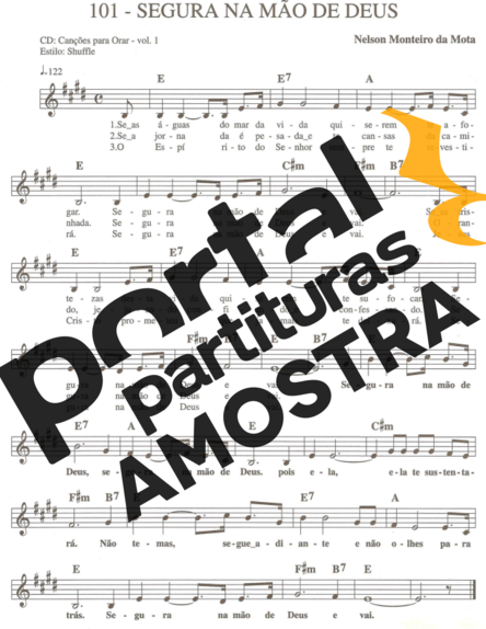 Catholic Church Music (Músicas Católicas) Segura na Mão de Deus partitura para Teclado