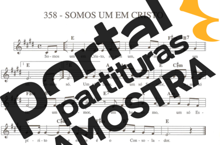 Catholic Church Music (Músicas Católicas) Somos Um Em Cristo partitura para Teclado