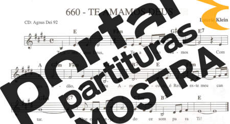Catholic Church Music (Músicas Católicas) Te Amamos Deus partitura para Teclado