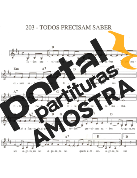 Catholic Church Music (Músicas Católicas) Todos Precisam Saber partitura para Teclado
