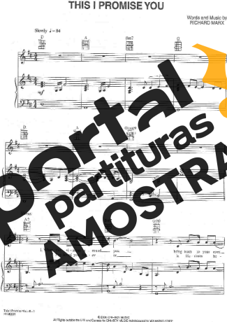 NSYNC This I Promise You partitura para Piano