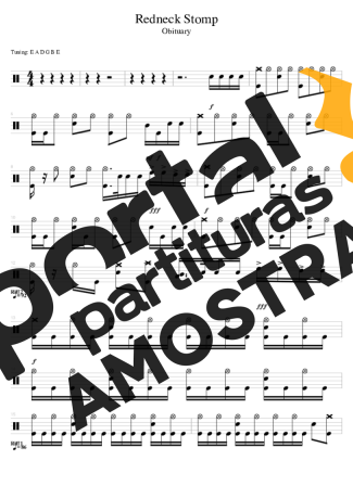Obituary  partitura para Bateria