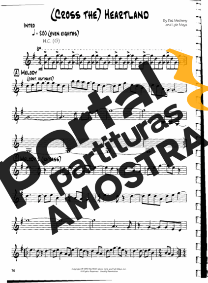 Pat Metheny  partitura para Guitarra