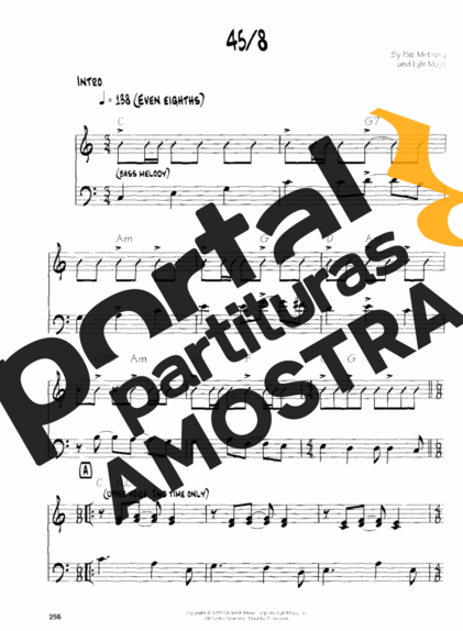 Pat Metheny  partitura para Guitarra