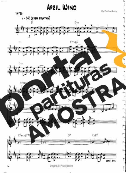 Pat Metheny  partitura para Guitarra