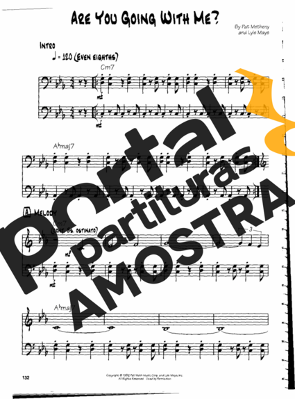 Pat Metheny  partitura para Guitarra