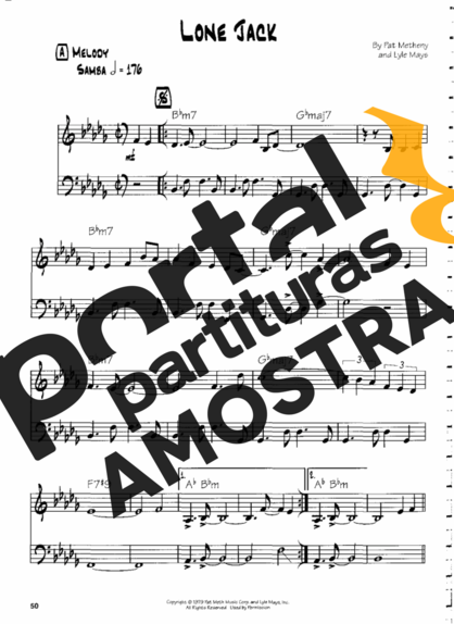 Pat Metheny Lone Jack partitura para Guitarra