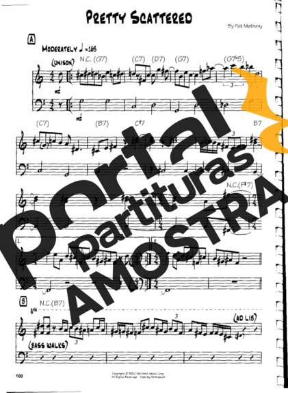 Pat Metheny  partitura para Guitarra