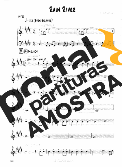 Pat Metheny Rain River partitura para Guitarra