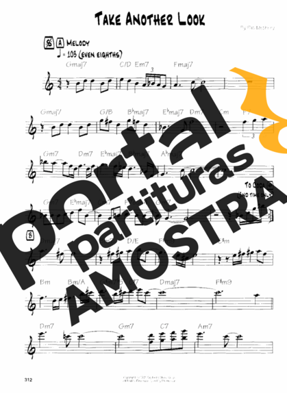 Pat Metheny  partitura para Guitarra