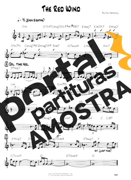 Pat Metheny  partitura para Guitarra