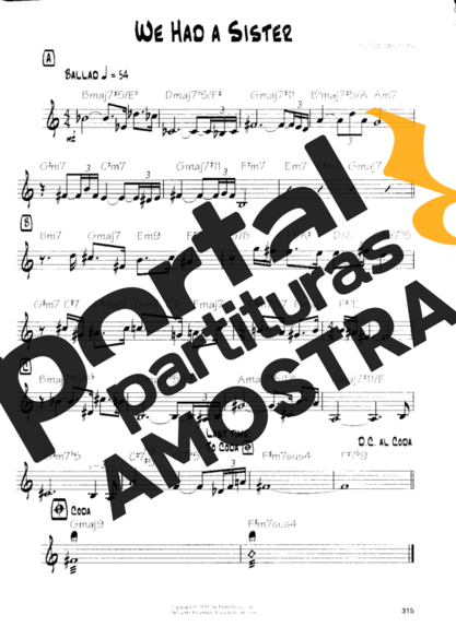 Pat Metheny We Had A Sister partitura para Guitarra