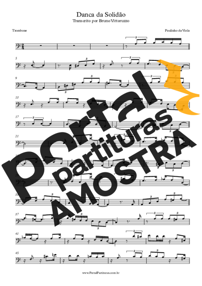 Paulinho da Viola  partitura para Trombone