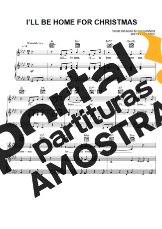 Pentatonix Ill Be Home For Christmas partitura para Piano