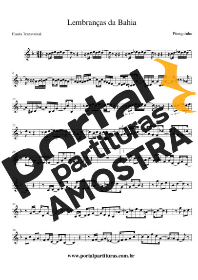 Pitanguinha  partitura para Flauta Transversal