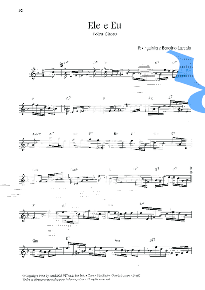 Pixinguinha  partitura para Violino