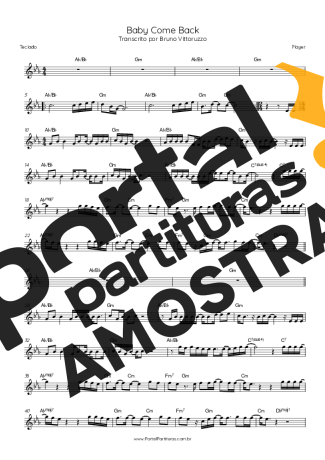 Player  partitura para Teclado