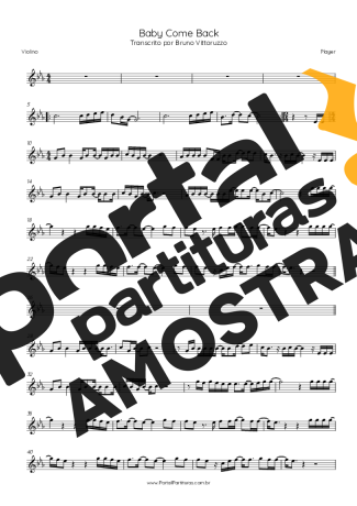 Player  partitura para Violino