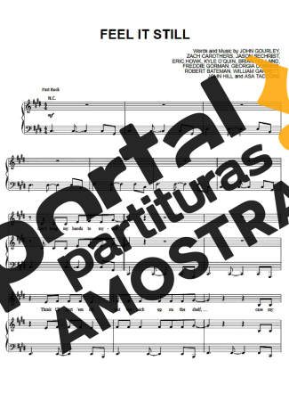 Portugal The Man  partitura para Piano