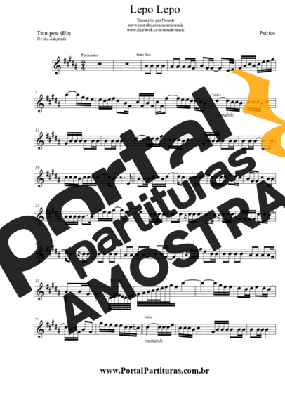 Psirico  partitura para Trompete