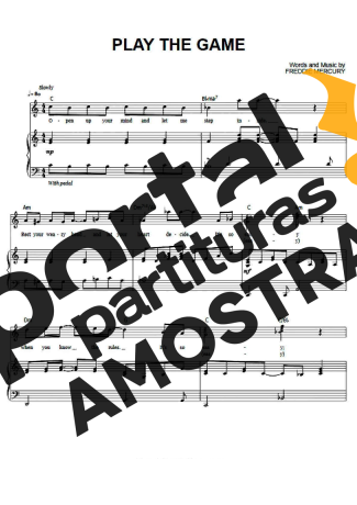 Queen  partitura para Piano